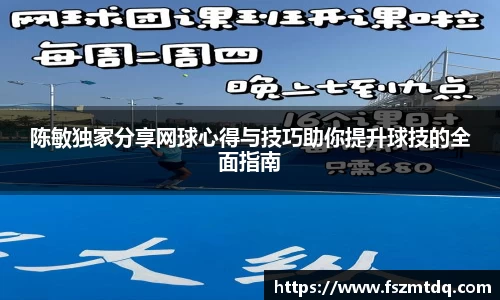 陈敏独家分享网球心得与技巧助你提升球技的全面指南