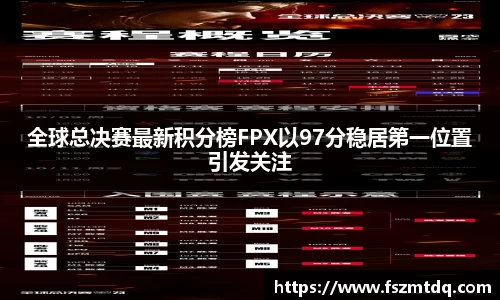 全球总决赛最新积分榜FPX以97分稳居第一位置引发关注